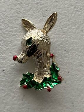 Gerry’s Rudolph the Red Nose Reindeer Brooch